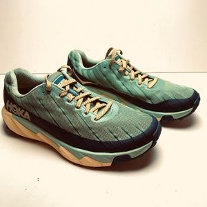 HOKA ONE ONE W TORRENT Trail Running Shoes Blue 9